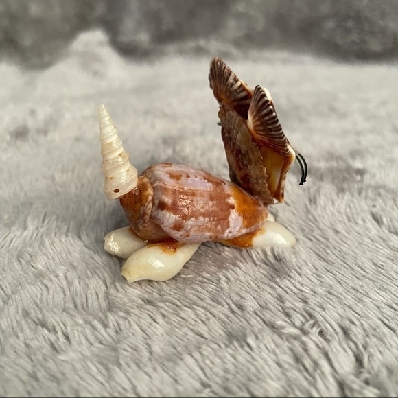 Sea Shell Figurines Set of 3 Mouse, Turtle & Lion - Picture 16 of 16